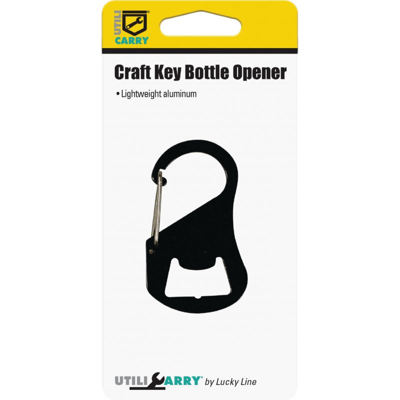 Lucky Line Utilicarry Bottle Opener Key Tool Black, Blue