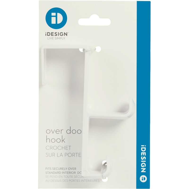 iDesign Basic Over-The-Door Double Hook