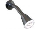 Lasco 1-Spray Fixed Showerhead with Shower Arm and Flange