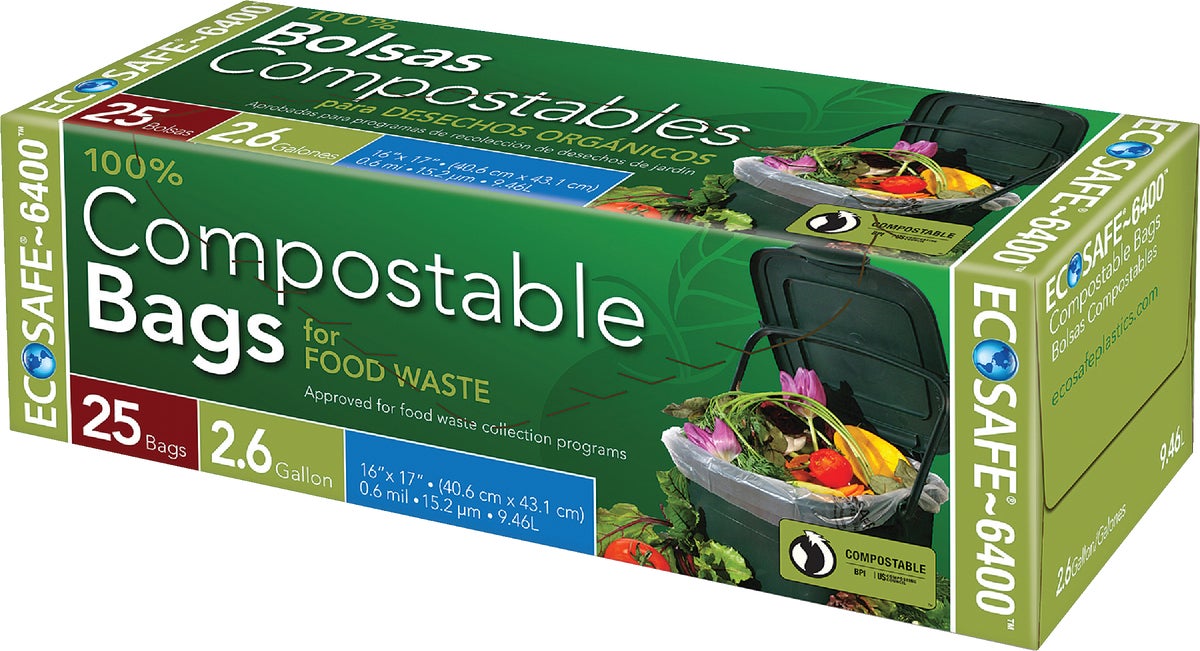 Eco Safe 6400 Compostable Lawn & Leaf Bag - C042787S