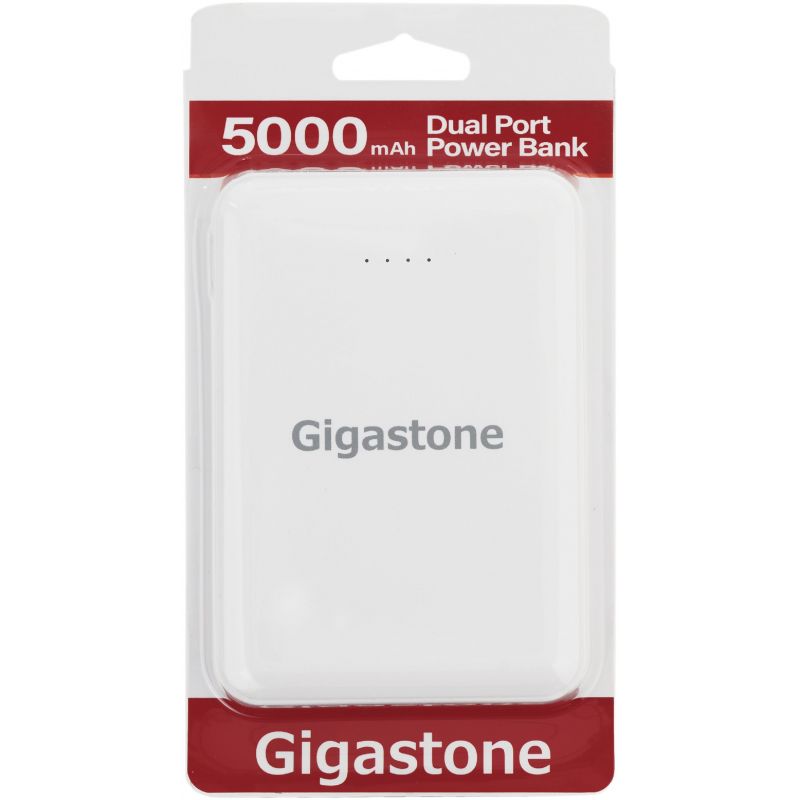 Gigastone 5000 mAh Power Bank 5000 MAh, White
