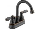 Peerless Claymore 2-Handle 4 In. Centerset Bathroom Faucet w/Pop-Up