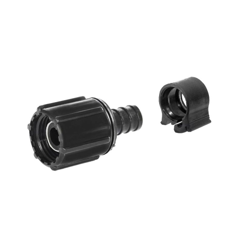 Flair-It PEXLOCK 30873 Swivel Pipe Adapter, 1/2 in, BSPT, Polysulfone, Black, 100 psi Pressure Black
