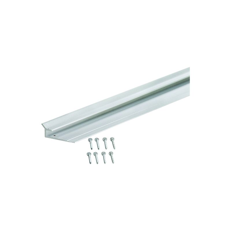 M-D 70318 Cove Moulding with Nail, Aluminum, Silver Silver