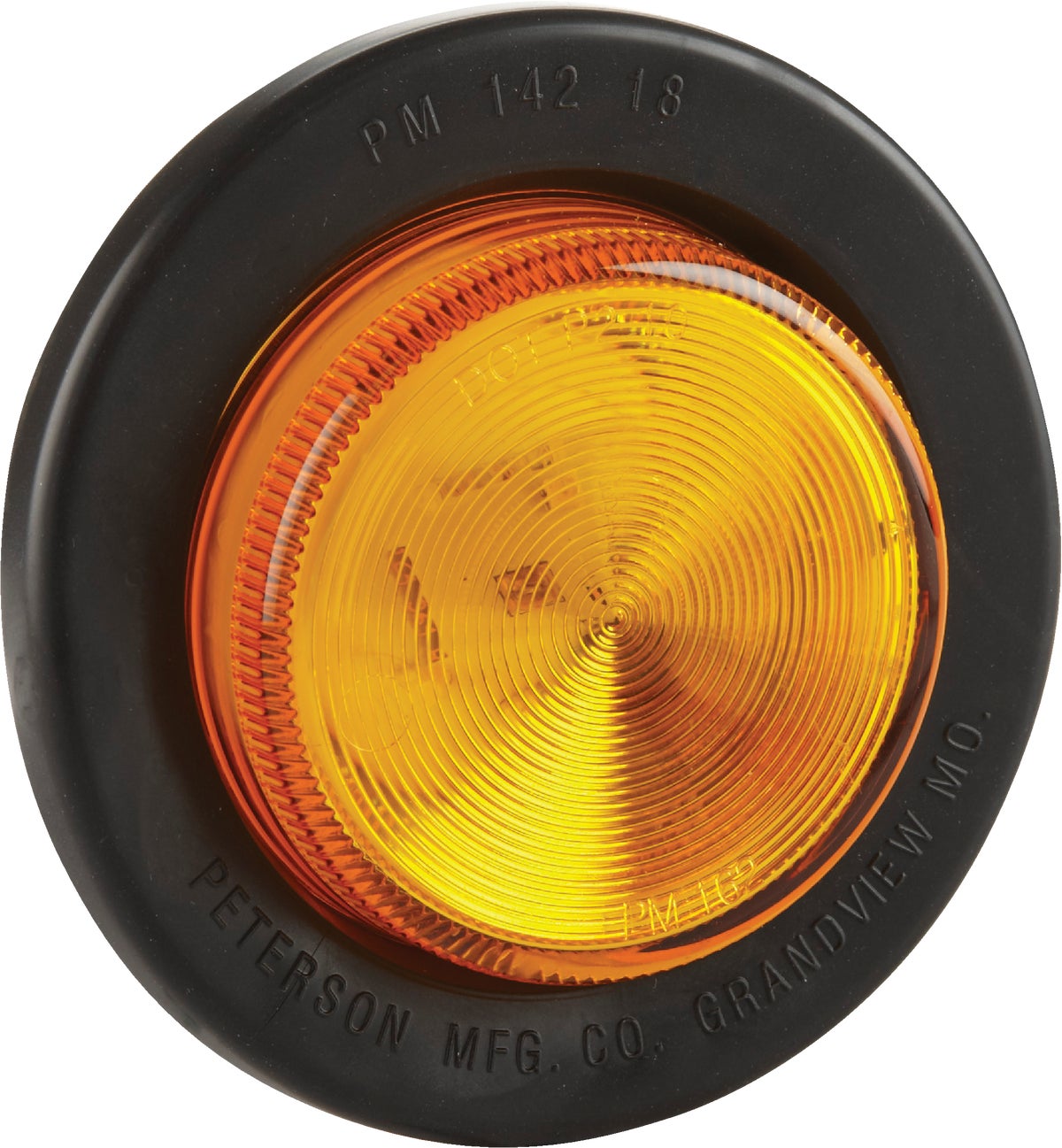 Peterson Amber 2" Round Sealed Side/Marker Light 