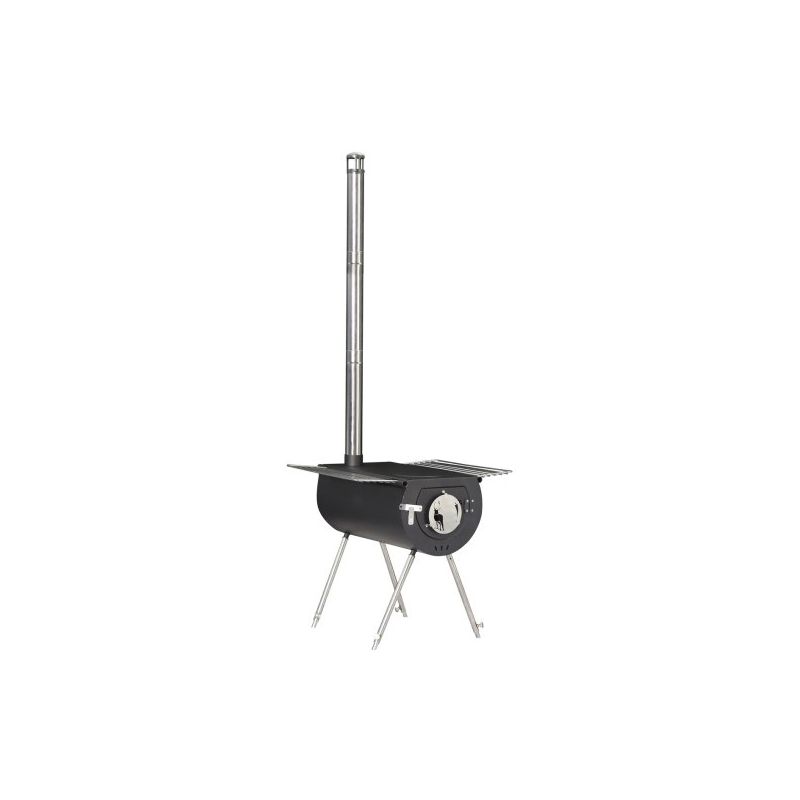 US STOVE Caribou Series CCS18 Outfitter Camp Stove, Stainless Steel
