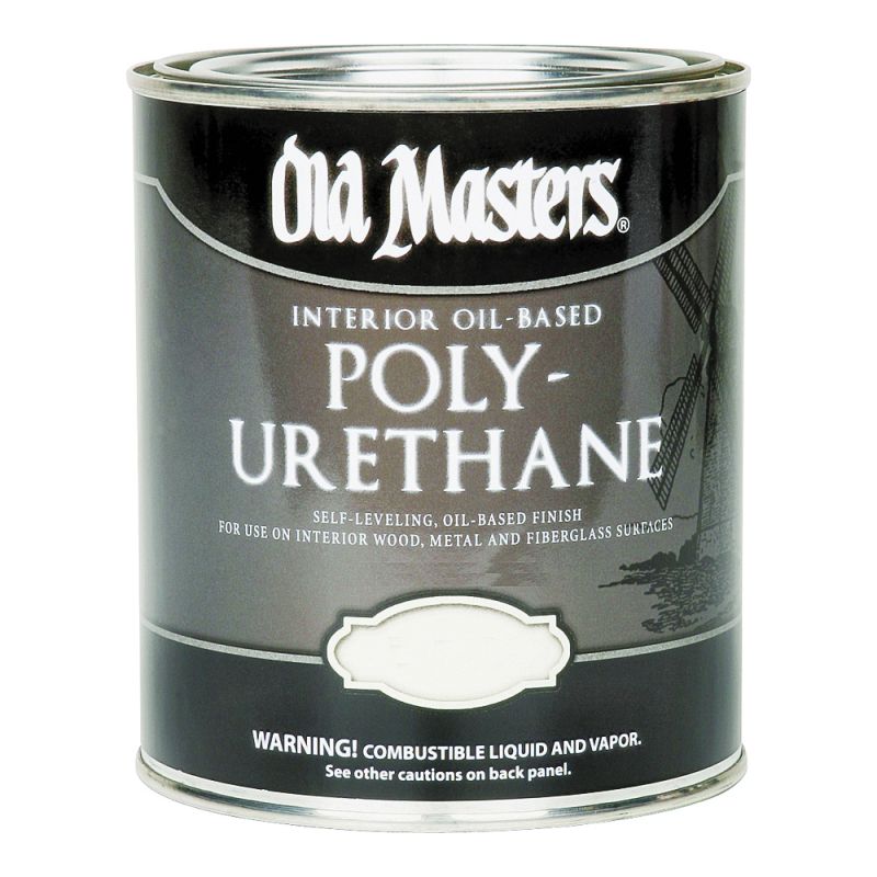 Old Masters 49616 Polyurethane, Satin, Liquid, Clear, 0.5 pt, Can Clear