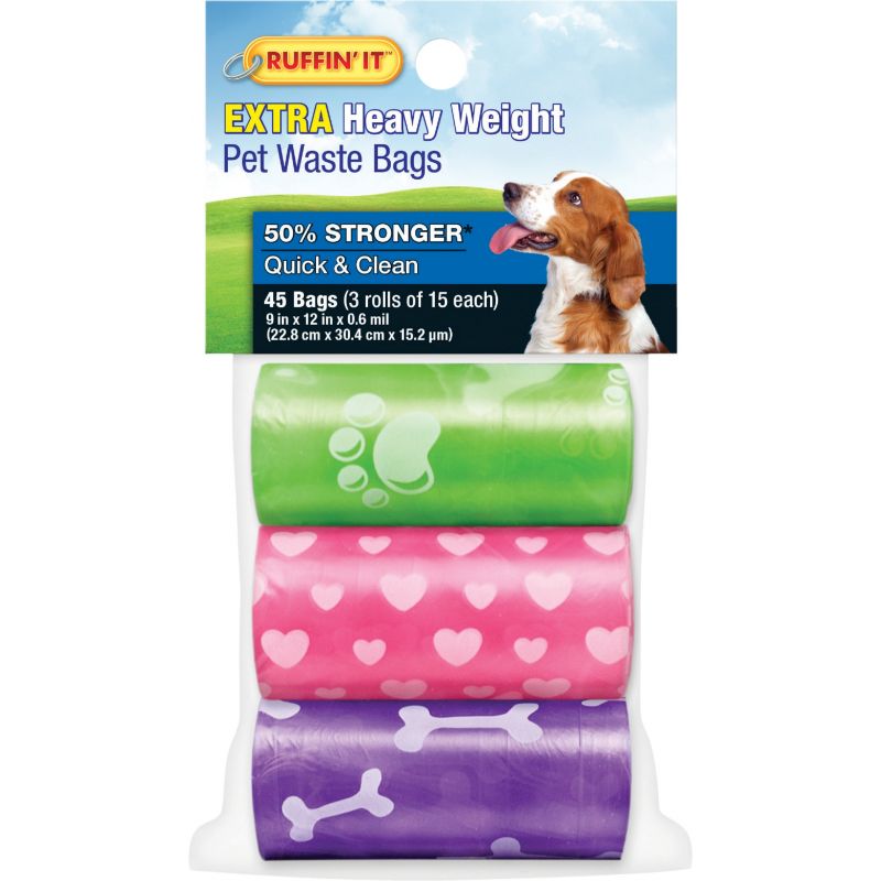 Ruffin&#039; it Multi-Color Pet Waste Bag