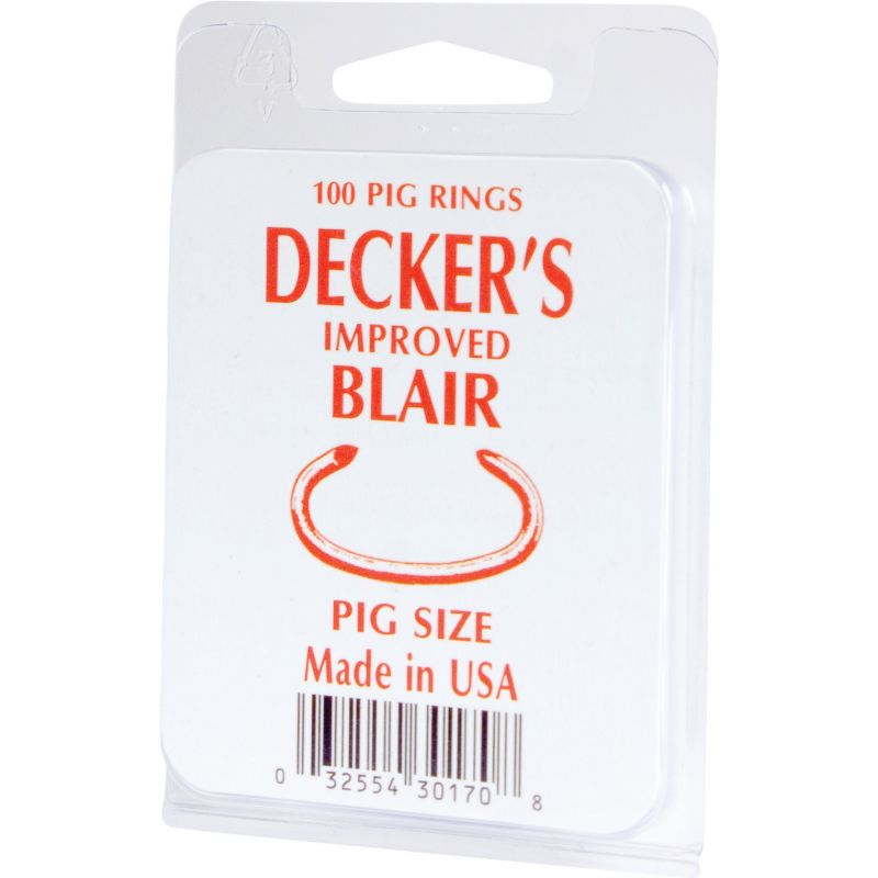 Decker Blair Hog Ring Pig - 3 In W X 4-1/4 In H X 1-1/4 In D, Blair
