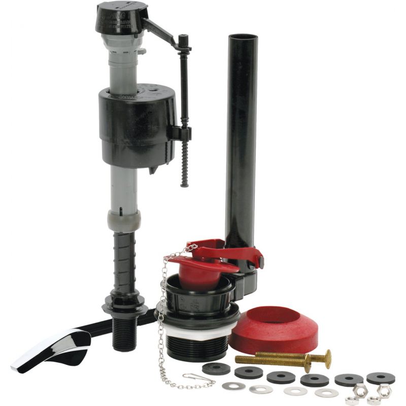 Fluidmaster Ballcock Universal Complete Repair Kit 9 In. To 14 In., 2&quot; Flush Valve Toilets