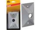 Bell Zinc Weatherproof Outdoor Box Cover 1-Outlet, Gray
