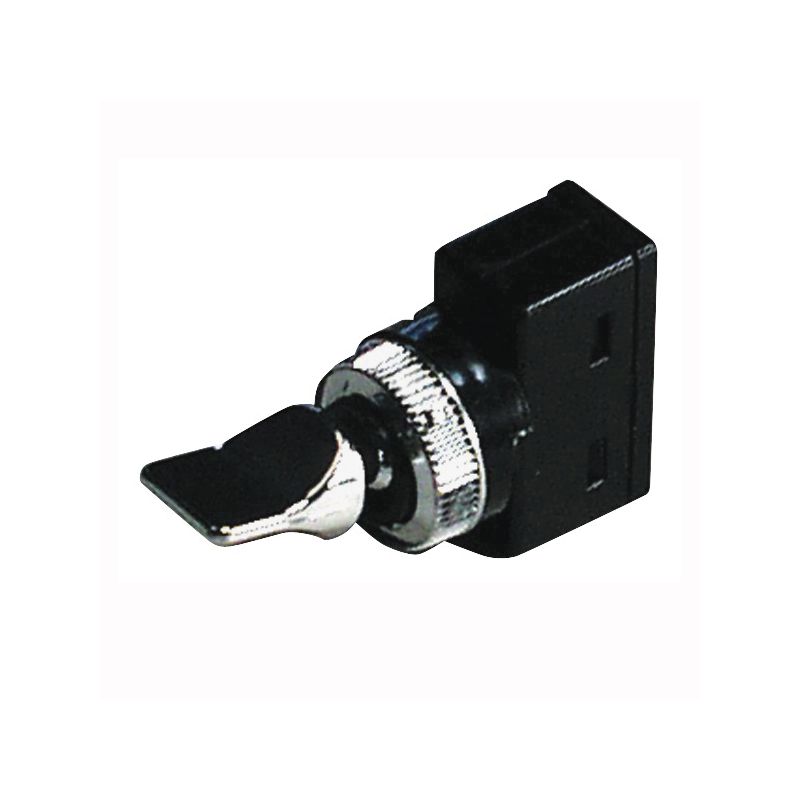 Calterm 40090 Duckbill Switch, SPST, Off, On, Toggle Actuator, Black Black