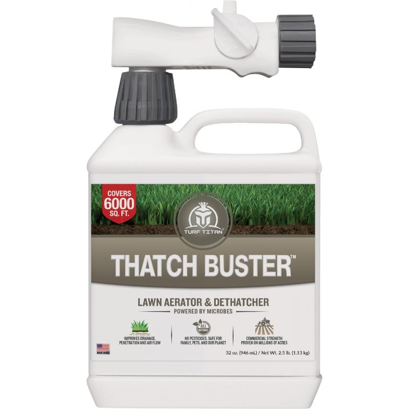 Turf Titan Thatch Buster Lawn &amp; Garden Probiotic 32 Oz.