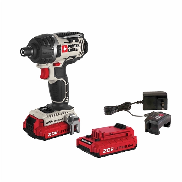 Buy Porter-Cable PCCK640LB Impact Driver Kit, Battery Included, 20
