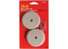 Do it Screws Or Adhesive Slide Glide 2-3/4 In., Gray