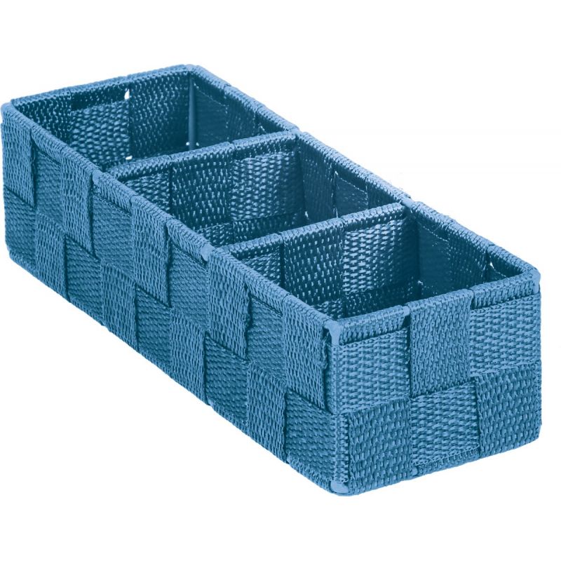 Home Impressions Woven Storage Tray Blue