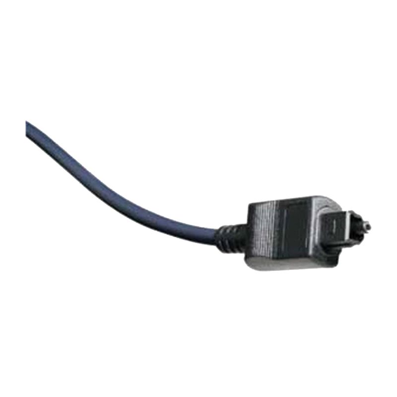 Audiovox CDH6LPF Optical Digital Cable, Black, For: A/V, HDTV Receiver Black
