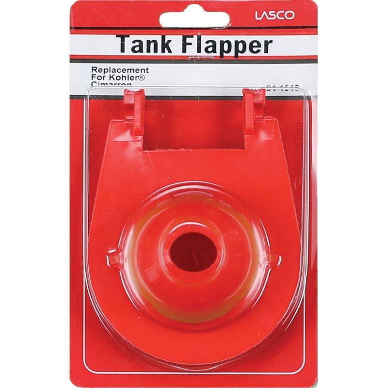 Lasco Kohler Cimarron Red Toilet Tank Flapper 3-1/4 In., Red