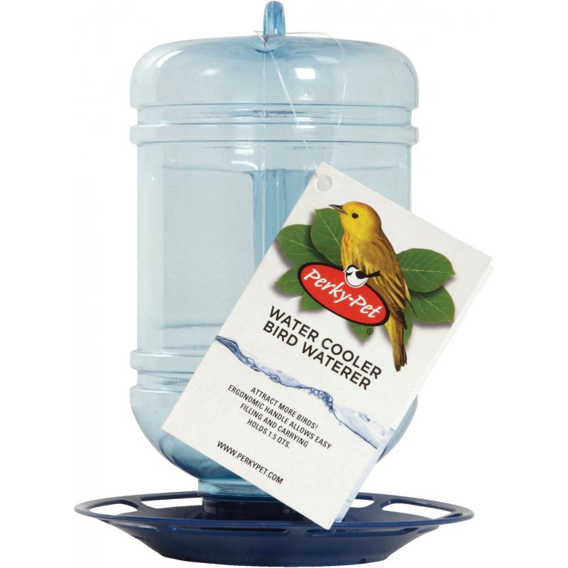 Perky-Pet 780 Outdoor Hanging Water Cooler Bird Waterer and Dispenser,Blue,  1.5 Qt Capacity