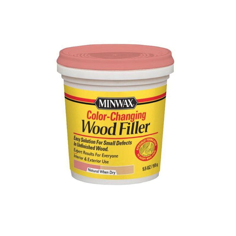 Minwax 448600000 Wood Filler, Liquid, Natural, 5.5 oz Natural