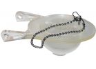 Lasco 3&quot; Universal Fit Replacement Flapper with Chain 3 In., White