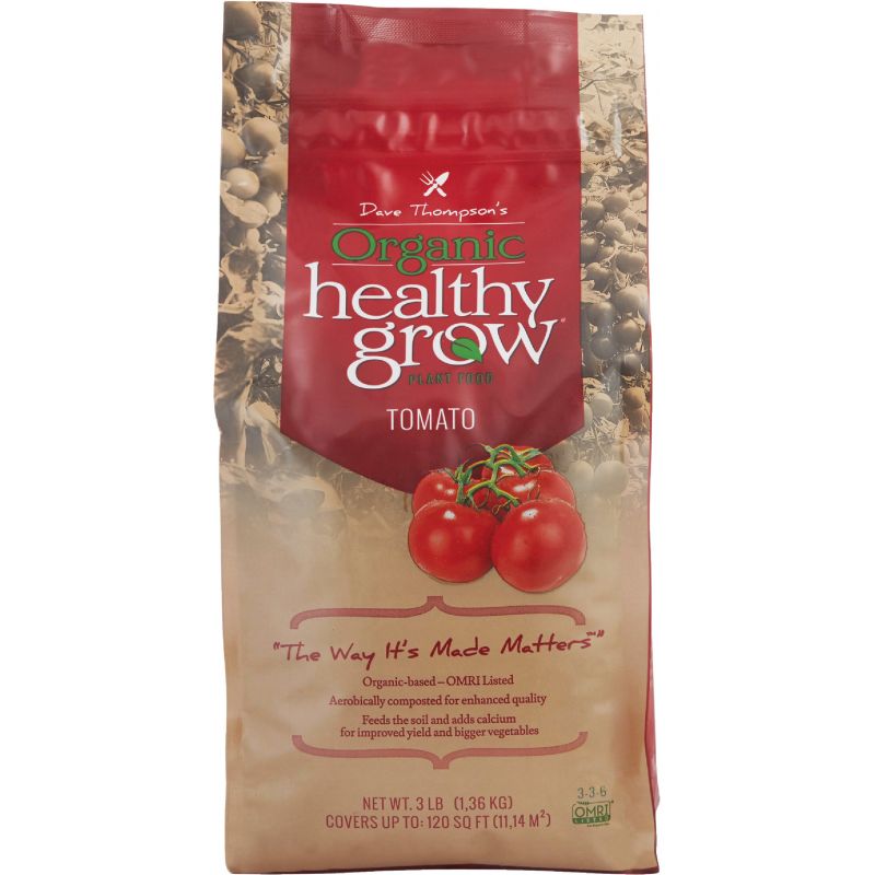 Healthy Grow Organic Dry Plant Food for Tomatoes 3 Lb.