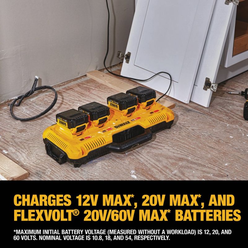 DeWalt 12V/20V MAX &amp; Flexvolt 20V/60V MAX Li-Ion Multiport Battery Charger