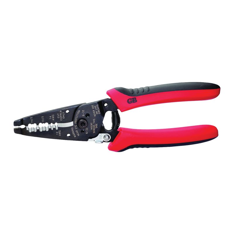 GB GRX-3224 Cable Stripper, 12 to 14 AWG Wire, 12/2 and 14/2 AWG NM, 12- 14 AWG Single Conductor Stripping
