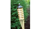 Outdoor Expressions 60 In. Bamboo Patio Torch Natural (Pack of 12)