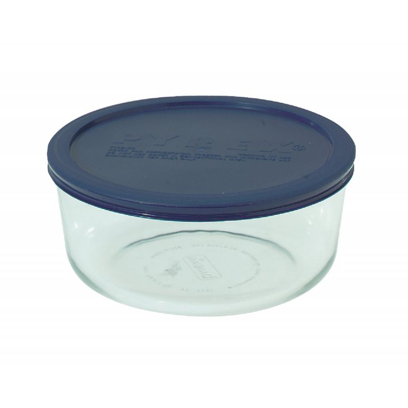 Pyrex Simply Store Glass Storage Container With Lid 7 Cup, Airtight
