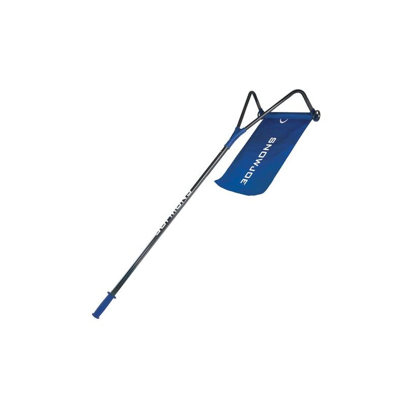 Snow Joe RJ208M Snow Removal Roof Rake, 15 in L Blade, Polyester Blade, Rubber Handle, 50 in L 15 In