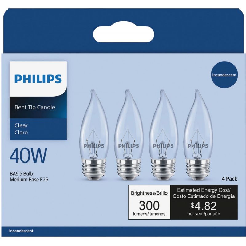Philips DuraMax BA9.5 Incandescent Decorative Light Bulb