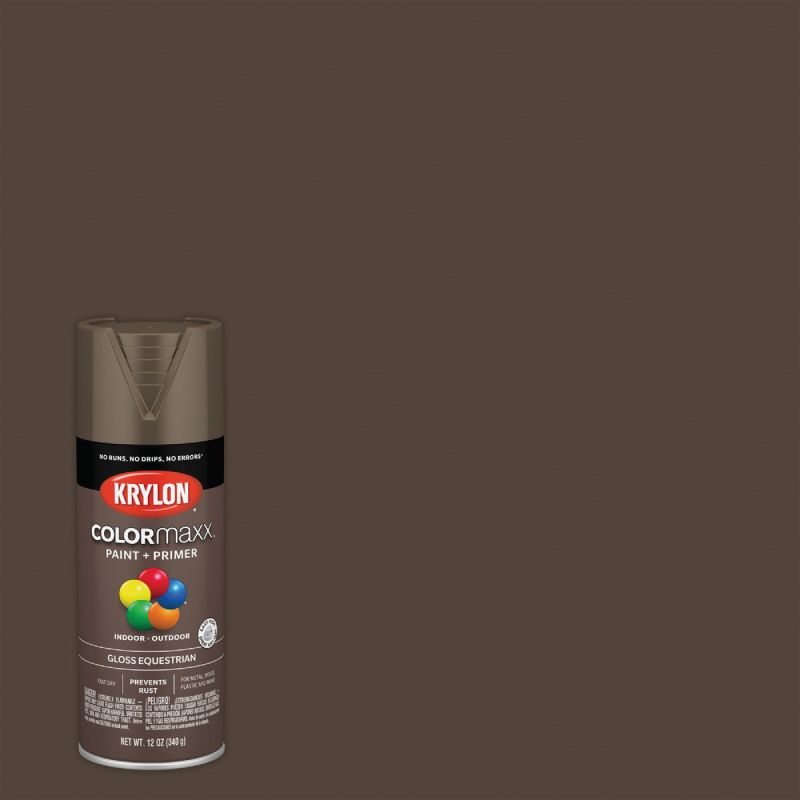 Krylon ColorMaxx Spray Paint + Primer Equestrian, 12 Oz.