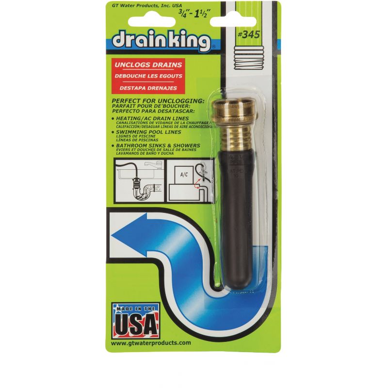 Drain King Water-Pressure Drain Opener 3/4&quot; To 1-1/2&quot;