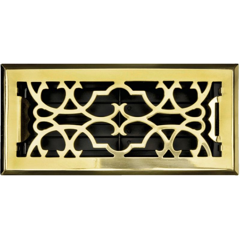 Accord Victorian Solid Brass Floor Register