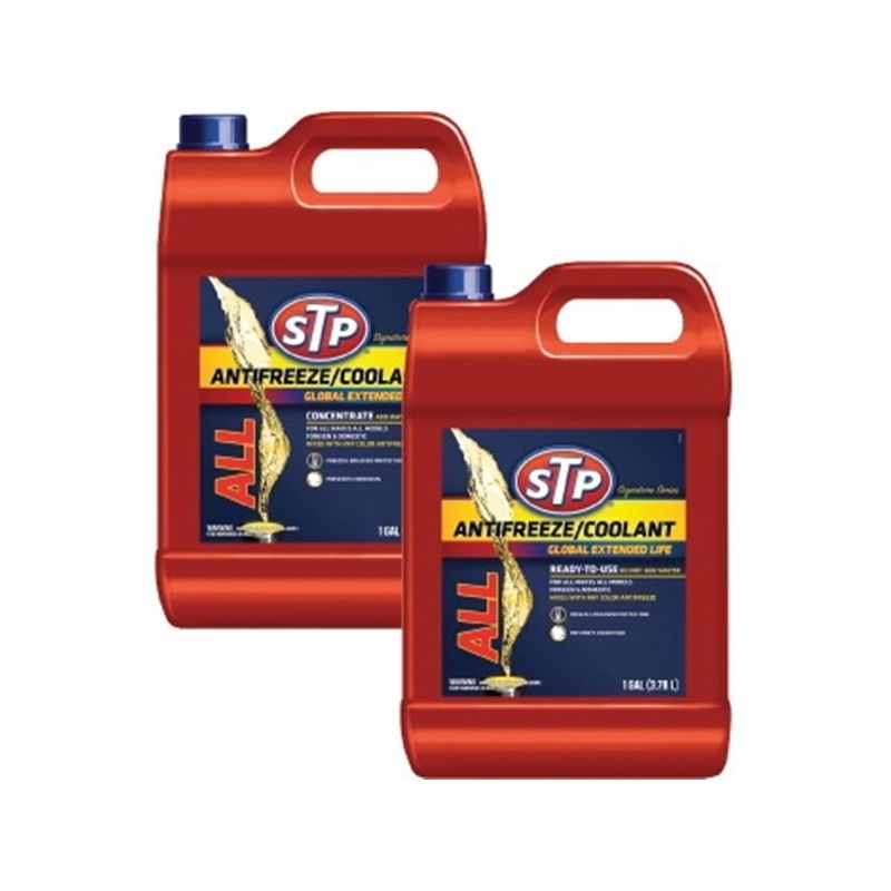 STP 11074 Anti-Freeze and Coolant, 1 gal, Yellow Yellow