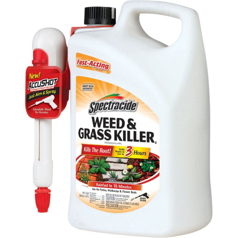 Spectracide Weed &amp; Grass Killer 1.33 Gal., Battery-Powered Wand Sprayer