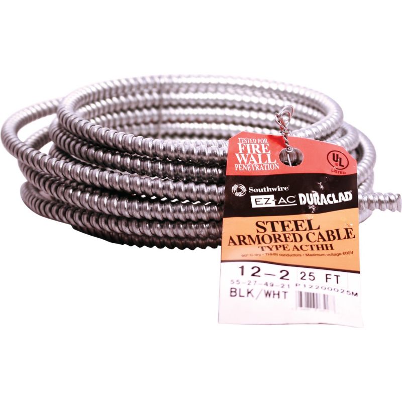 Southwire 12/2 Steel Armored Cable Electrical Wire