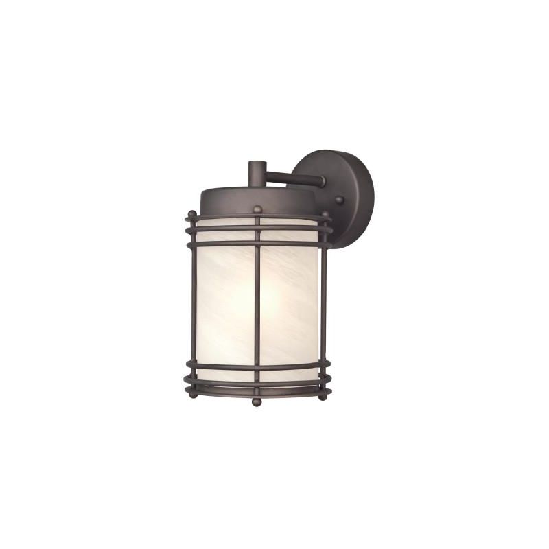 Westinghouse 6230700 Parksville Wall Lantern, 120 V, 100 W, Incandescent, LED Lamp, Steel Fixture