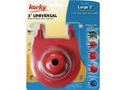 Korky 3&quot; Premium Universal Flapper 3 In., Red