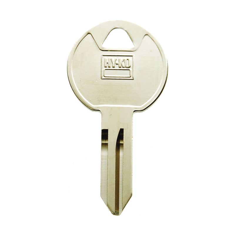 Hy-Ko 11010TM13 Key Blank, Brass, Nickel, For: Trimark Cabinet, House Locks and Padlocks (Pack of 10)