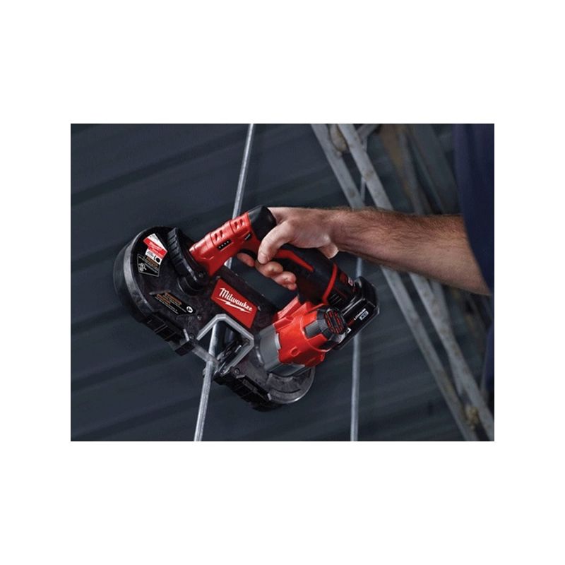 Milwaukee 2429-20 Band Saw, Tool Only, 12 V Battery, 27 in L Blade, 1/2 in W Blade, 1-5/8 in Cutting Capacity 27 In