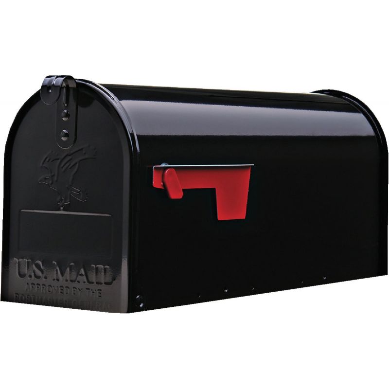 Gibraltar Elite Series Post Mount Mailbox Medium, Black