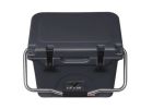 Orca ORCCH020 Cooler, 20 qt Cooler, Plastic, Charcoal, 10 days Ice Retention Charcoal
