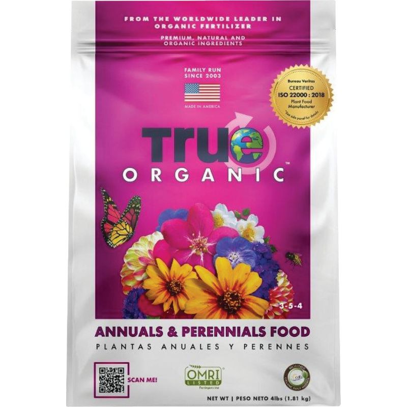True Organic Annuals &amp; Perennials Dry Plant Food 4 Lb.