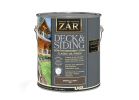 ZAR 68613 Deck and Siding Semi-Transparent Stain, Emerald Gray, Liquid, 1 gal Emerald Gray