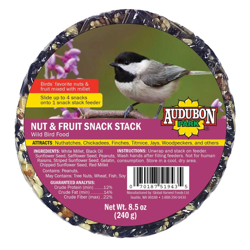 Audubon Park 13142 Nut &amp; Fruit Snack Stack, 8.5 oz