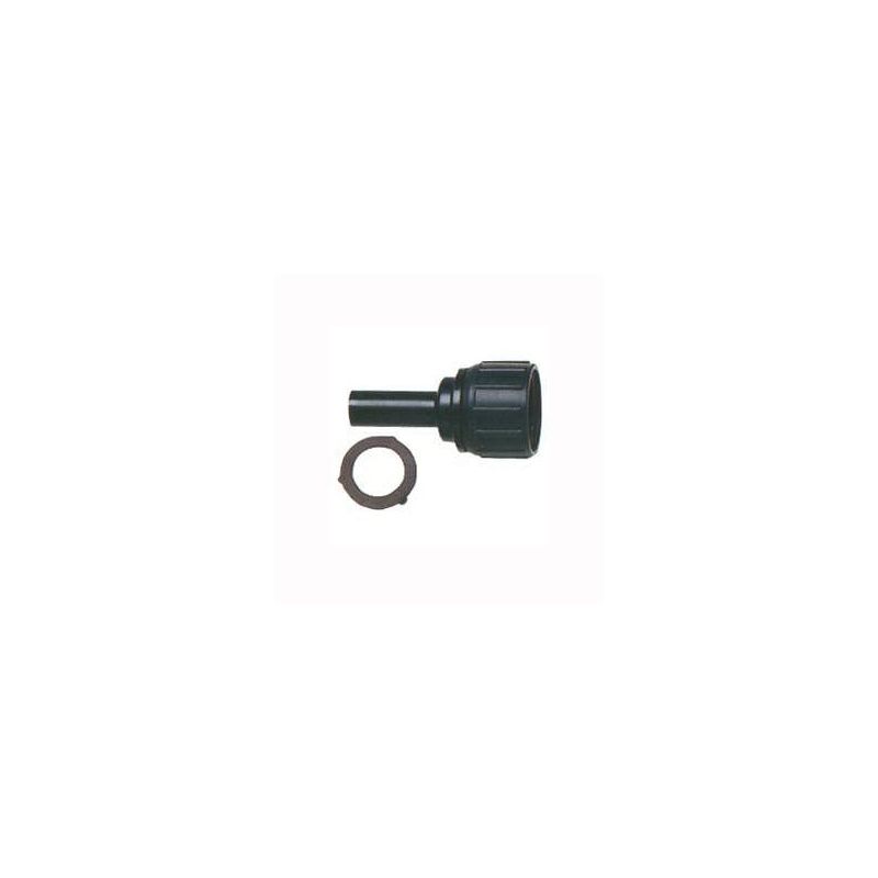 Raindrip R326CT Swivel Adapter, 3/4 x 1/4 in Connection, MPT x Compression, Black Black