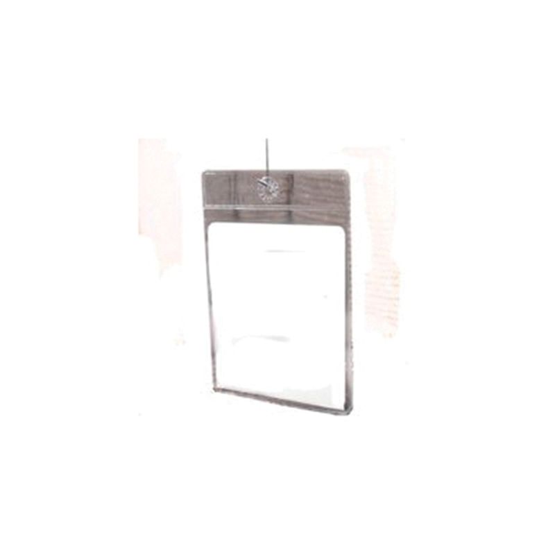 Southern Imperial R-HVP-5535 Sign Holder, 5-1/2 in W, PVC, Clear Clear