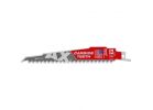 Milwaukee AX SAWZALL 48-00-5327 Reciprocating Saw Blade, 3/4 in W, 12 in L, 5 TPI, Carbide Cutting Edge White